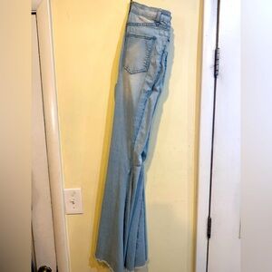 YMI Light Blue Flare Jeans for Women